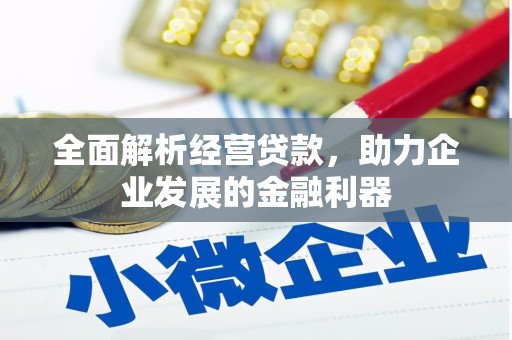 溪口全面解析经营贷款，助力企业发展的金融利器