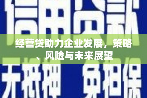溪口经营贷助力企业发展，策略、风险与未来展望