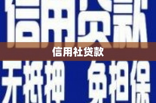 溪口信用社贷款