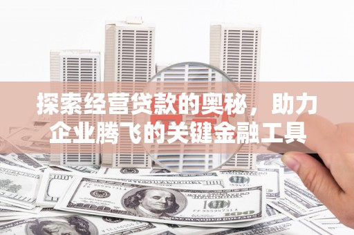 溪口探索经营贷款的奥秘，助力企业腾飞的关键金融工具
