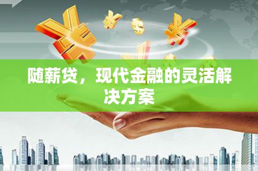 溪口随薪贷，现代金融的灵活解决方案
