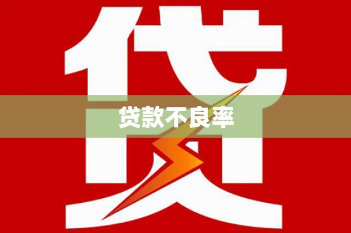 溪口贷款不良率