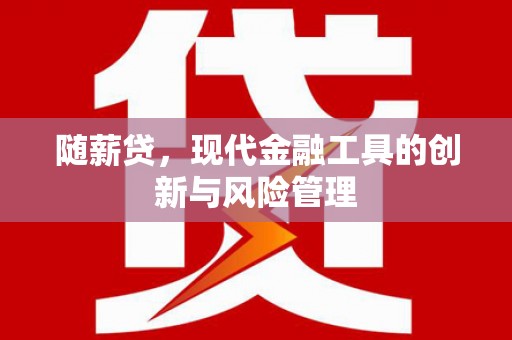 溪口随薪贷，现代金融工具的创新与风险管理