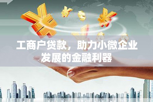 溪口工商户贷款，助力小微企业发展的金融利器