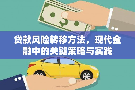溪口贷款风险转移方法，现代金融中的关键策略与实践