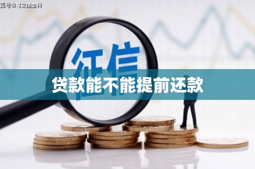 溪口贷款能不能提前还款