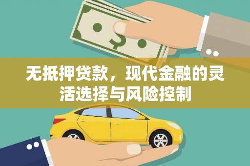 溪口无抵押贷款，现代金融的灵活选择与风险控制