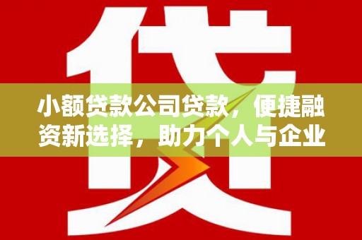 溪口小额贷款公司贷款，便捷融资新选择，助力个人与企业成长