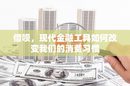 溪口借呗，现代金融工具如何改变我们的消费习惯