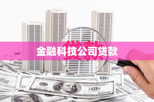 溪口金融科技公司贷款