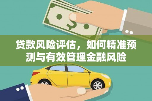 溪口贷款风险评估，如何精准预测与有效管理金融风险
