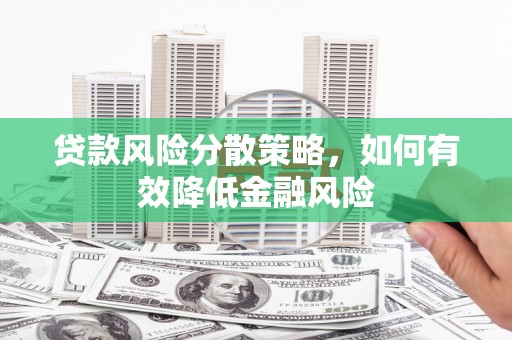 溪口贷款风险分散策略，如何有效降低金融风险