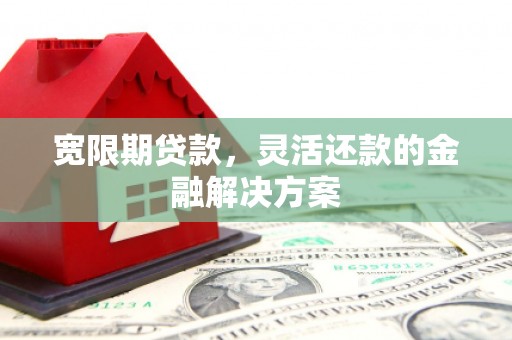 溪口宽限期贷款，灵活还款的金融解决方案