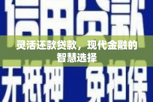 溪口灵活还款贷款，现代金融的智慧选择