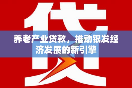 溪口养老产业贷款，推动银发经济发展的新引擎