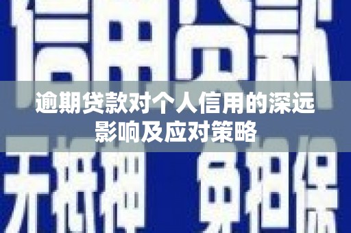 溪口逾期贷款对个人信用的深远影响及应对策略