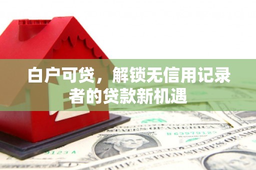 溪口白户可贷，解锁无信用记录者的贷款新机遇