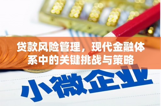 溪口贷款风险管理，现代金融体系中的关键挑战与策略