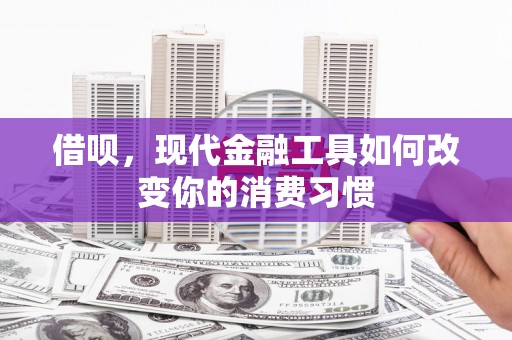溪口借呗，现代金融工具如何改变你的消费习惯