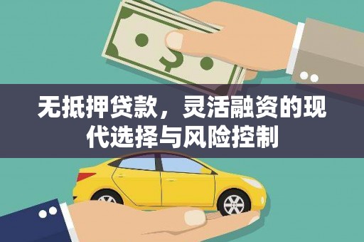溪口无抵押贷款，灵活融资的现代选择与风险控制
