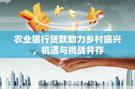 溪口农业银行贷款助力乡村振兴，机遇与挑战并存
