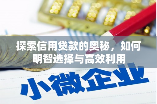 溪口探索信用贷款的奥秘，如何明智选择与高效利用