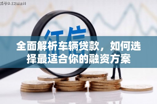 溪口全面解析车辆贷款，如何选择最适合你的融资方案