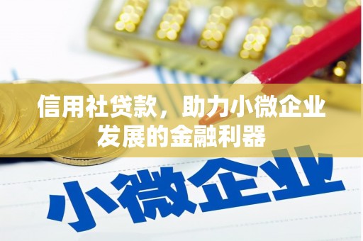 溪口信用社贷款，助力小微企业发展的金融利器