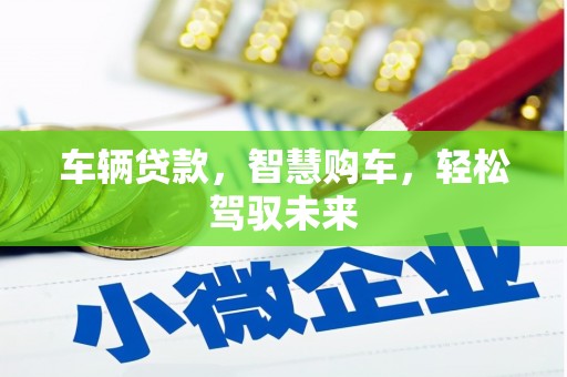 溪口车辆贷款，智慧购车，轻松驾驭未来