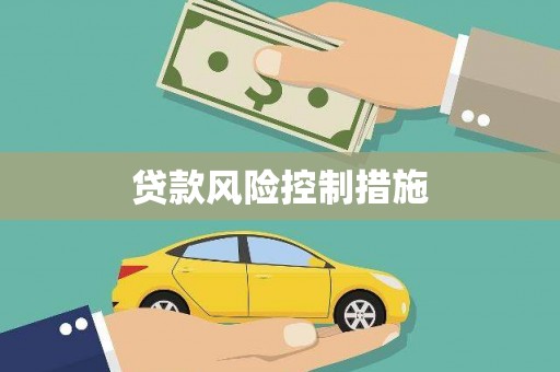 溪口贷款风险控制措施