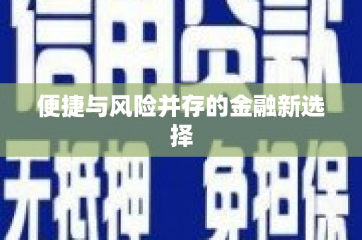溪口便捷与风险并存的金融新选择