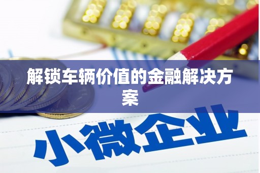 溪口解锁车辆价值的金融解决方案
